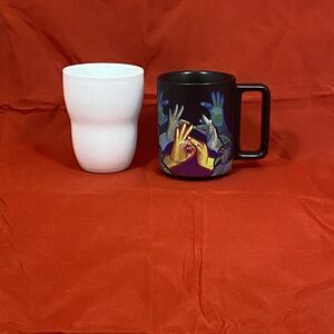2 starbucks collectible mugs discontinued Aida 2008 ASL artist signed 2021